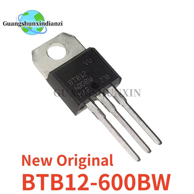 10-20 piezas 100% nuevo original BTB12-600BW BTB12600BW BTB12 600BW TO-220 600V 12A tiristor bidireccional