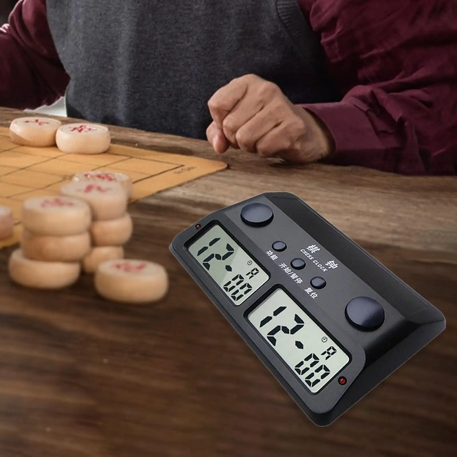 

Chess Competition Timing Clock Alarm Function Easy to Set for 2 Players Board