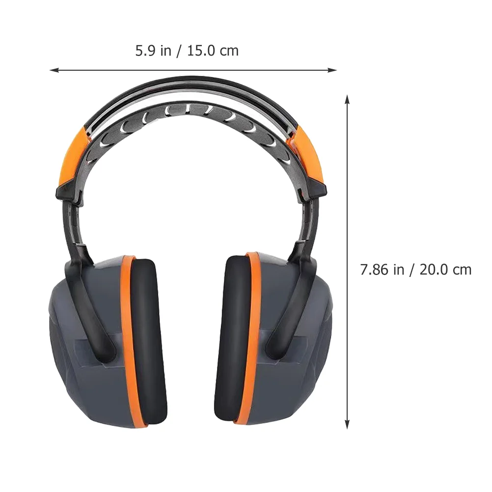 Noise Cancelling Headphone Ear Muffs Tab Protection for Work Shooting Hearing Range Abs Device Plugs