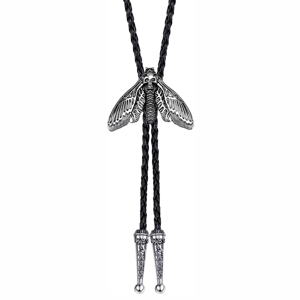 Animal moths fashion Bolo Tie