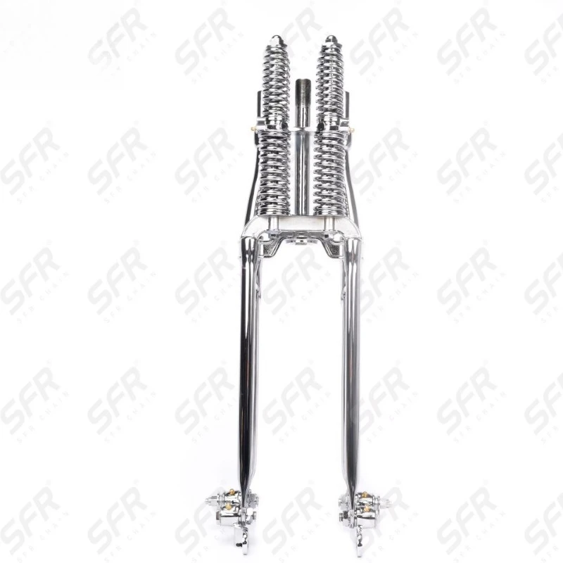 SFR 28 Inches Motorcycle Front Fork Shock Absorber for Models Before 2019 Chrome-Plated OEM Made for 65Mn Steel