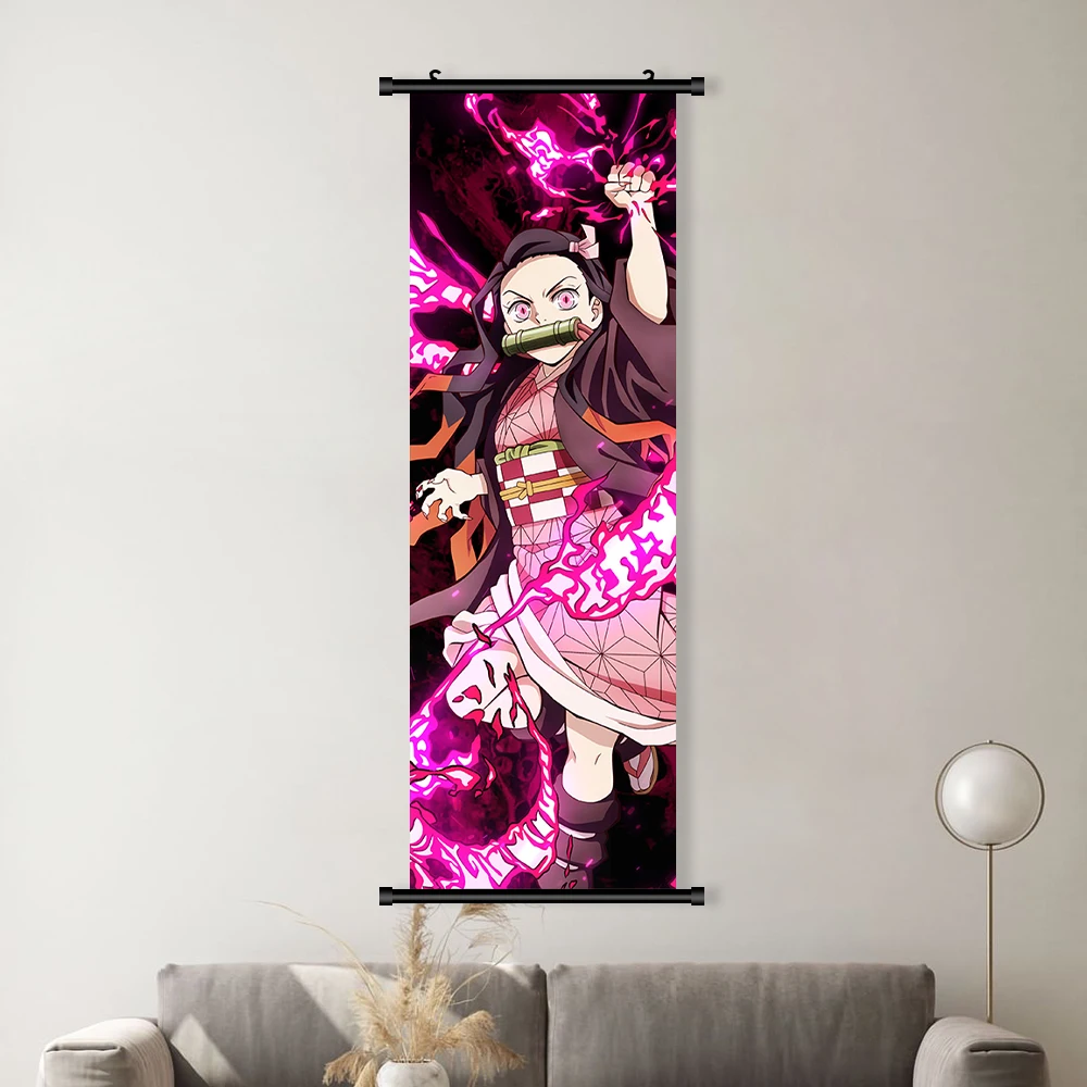 

Demon Slayer Canvas Home Decoration Wall Artwork Painting Hanging Scrolls Print Modern Picture Poster