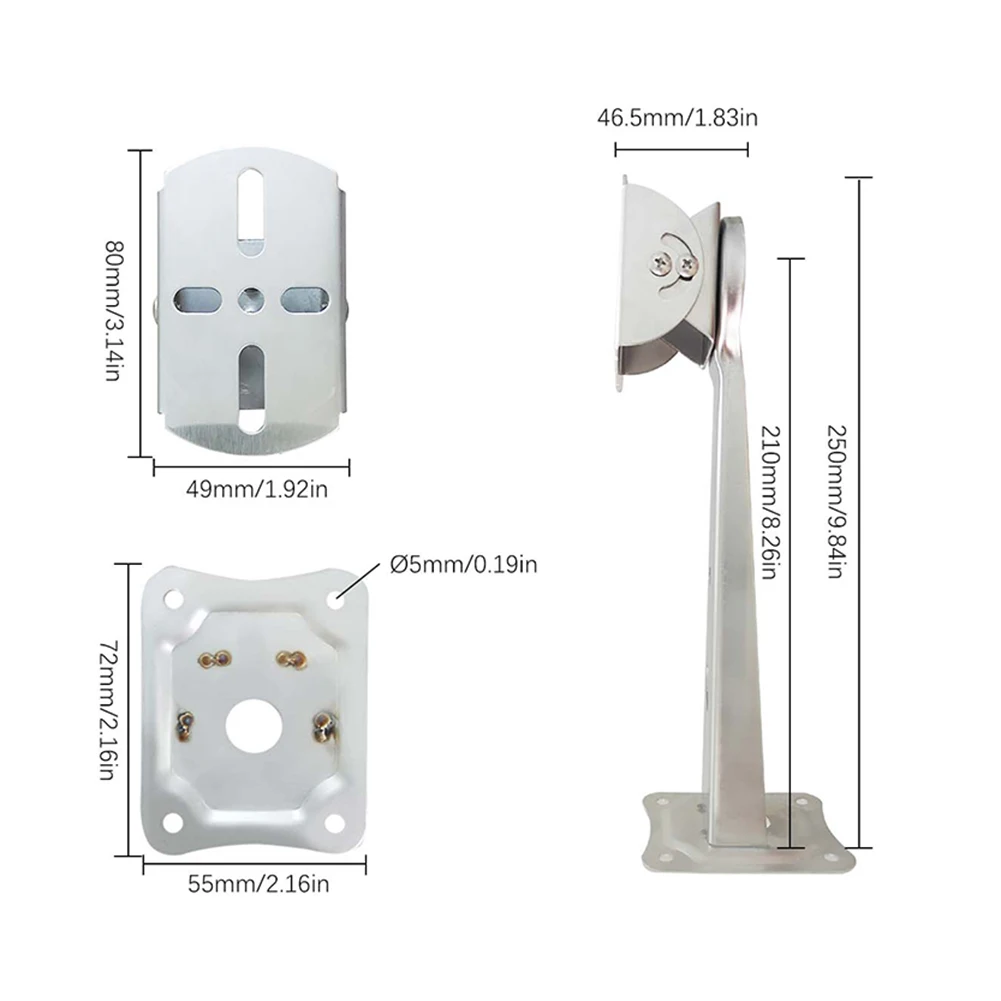 สําหรับ Starlink Mini Wall Mount Kit Wall Bracket Star Chain Mount ชุดติดตั้งหลังคาสําหรับอุปกรณ์ Starlink เสาอากาศจานมาตรฐาน