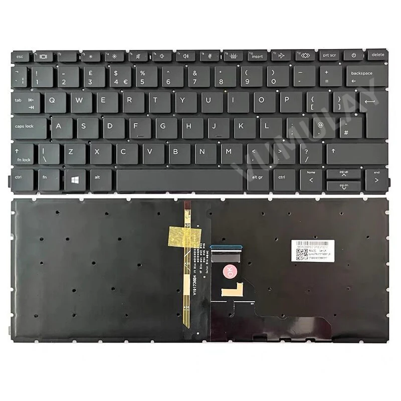 US/UK Backlit Keyboard for HP ProBook 630 G8 430 G8 435 G7 435 G8 M03445-B31 L93087-B31 SN9192BL