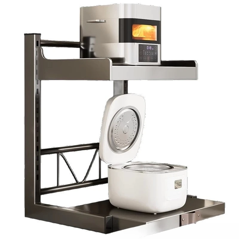 

Kitchen, multi-layer countertop, rice cooker pot rack, microwave oven rack, multi-functional rack