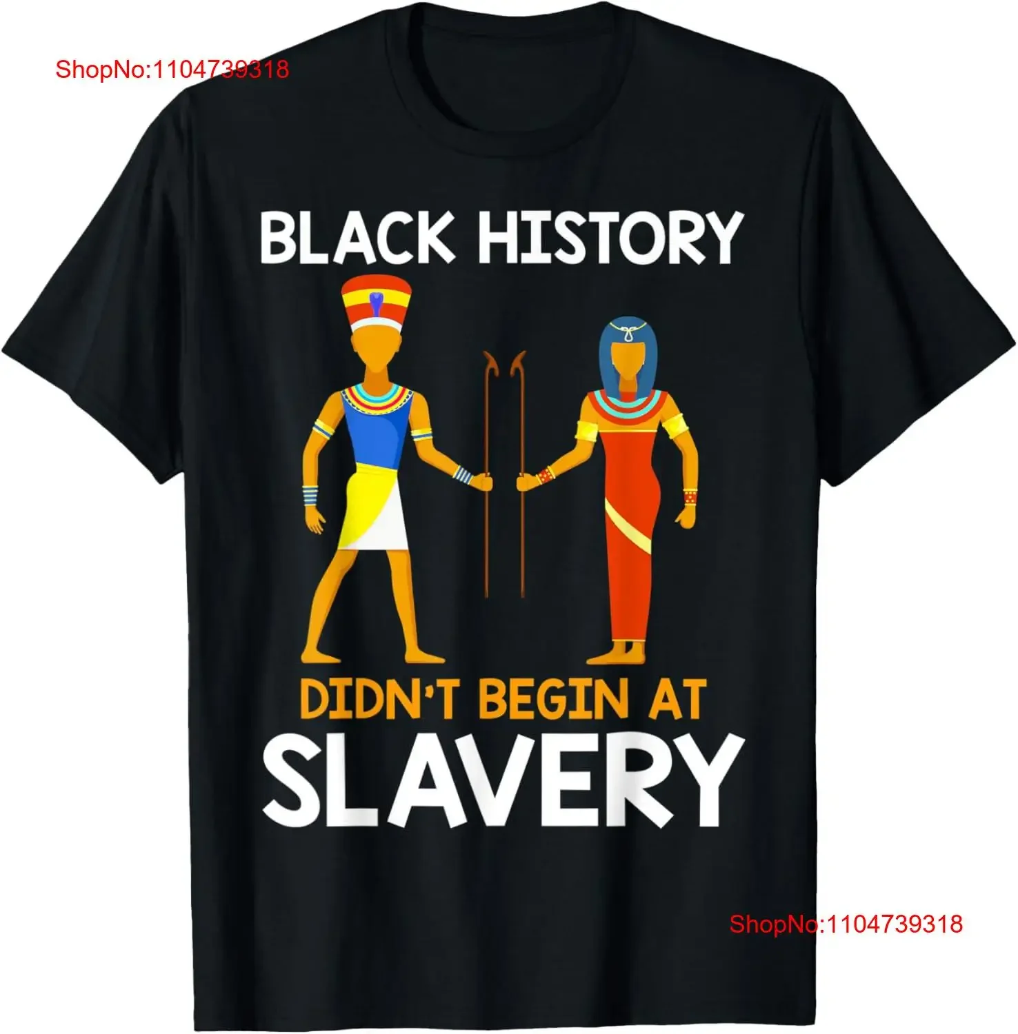 L'histoire des noirs n'a commence pas avec l'esclavage roi africain t-shirt vintage lavé streetwear graphique haut unisexe pour un usage quotidien