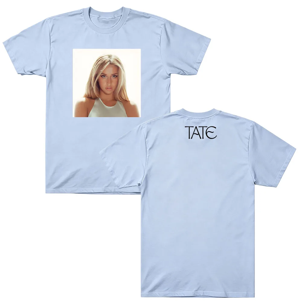 Tate McRae Mind Tee 2026 Sommer Tate Lässiges Pop-Sänger-Streetwear-Fan-Merch-Oberteil, geeignet für Damen und Herren, Baumwollkleidung – Detail 9