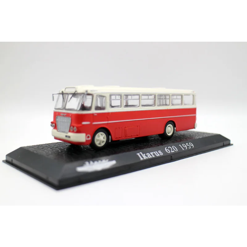 

Diecast ATLAS 1/76 Scale Ikarus 620 1959 Alloy Bus Model Collectible Toy Gift Souvenir Display Ornament