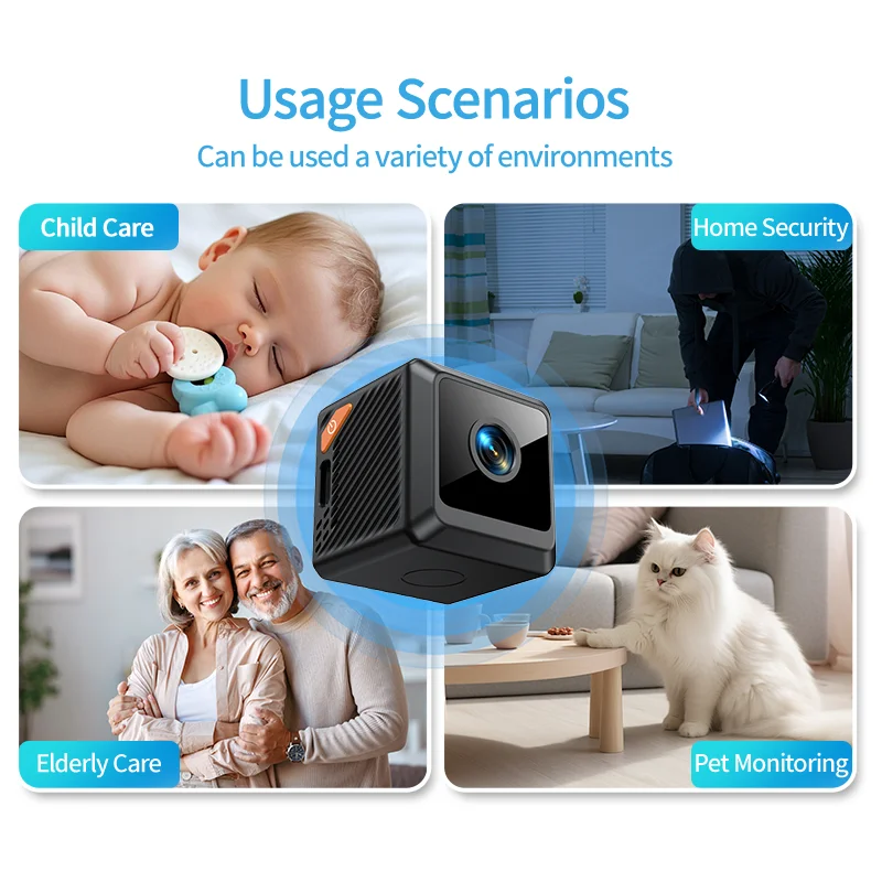 W02 1080P Mini-Sicherheitskamera für Zuhause mit Nachtsicht, Überwachung, Outdoor-Camping, WIFI, Subminiatur-Smart-Home-Kamera, CCTV-Video – Detail 12