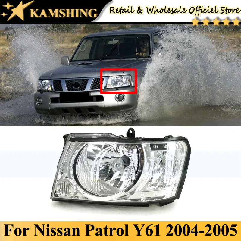 

Передняя фара на бампер Kamshing для Nissan патруль Y61 2004-2005