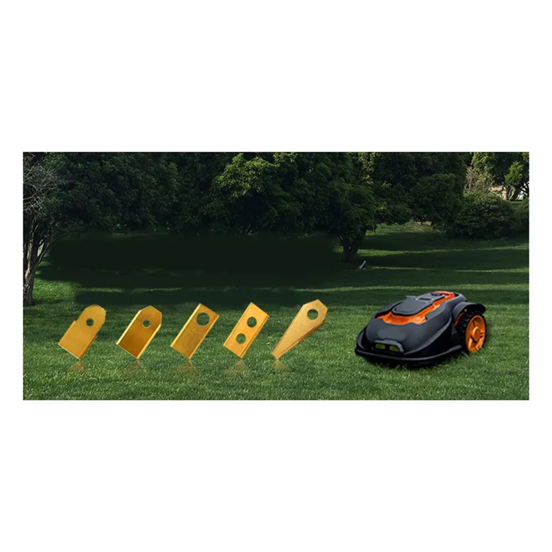 

A25F-9PCS Replacement Blades For Mammotion Luba Yuka All Series Replacement Robotic Lawnmower Blades With Screwdrivers