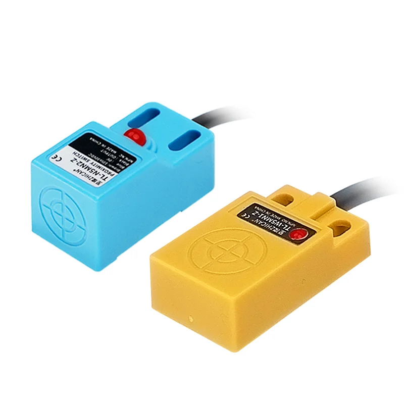 ZHICAN Square proximity switch metal induction TL-Q5MC1 DC three-wire NPN normally open PNP normally closed magnetic sensor