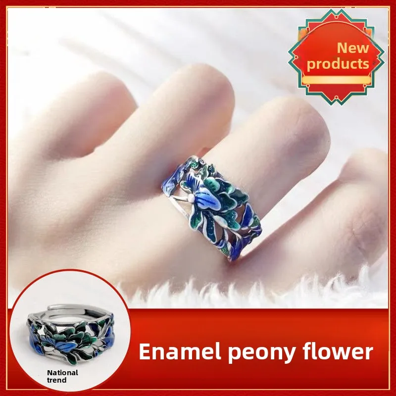 anel-de-peonia-azul-esmaltado-boemio-moderno-para-mulheres-estilo-aberto-vintage-envelhecido-anel-de-peonia-estilo-nacional