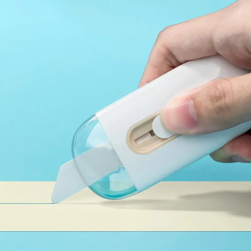 Papiers ch neider Aus wickel werkzeug Robuster Kunst schneider & Wickel box öffner Brieföffner mit automatischer Verriegelung funktion Kastens ch neider für