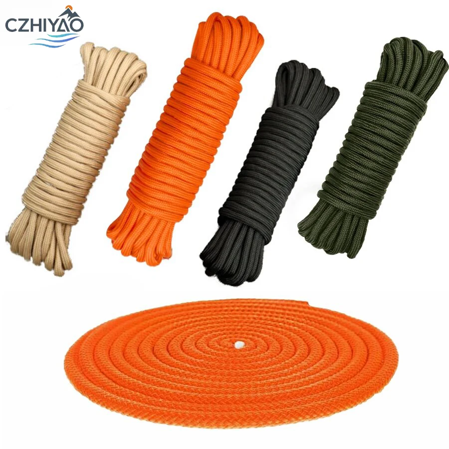 

CZHIYAO Multipurpose Paracord Heavy Duty Rescue Climbing Rope For Camping Tent Canopies Projects Indoor Outdoor Durable Survival