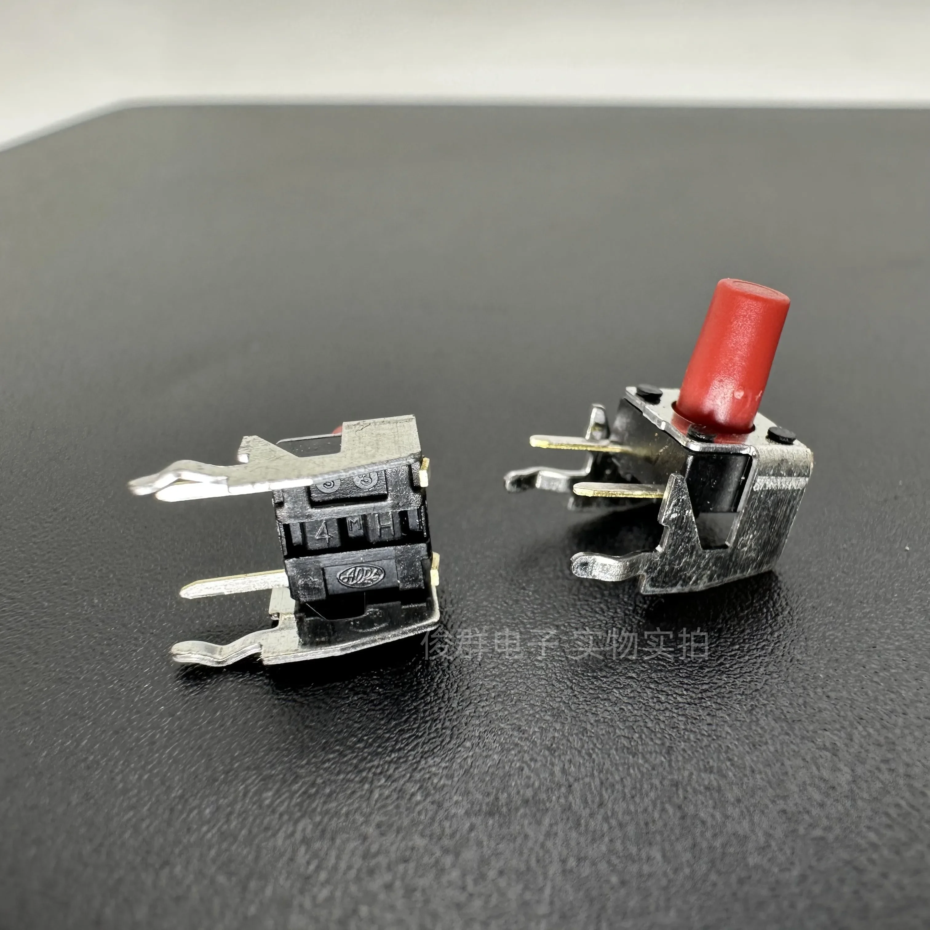 100pcs/Japanese SKHHLSA010 touch switch 6*6*9.5 horizontal with bracket side press red