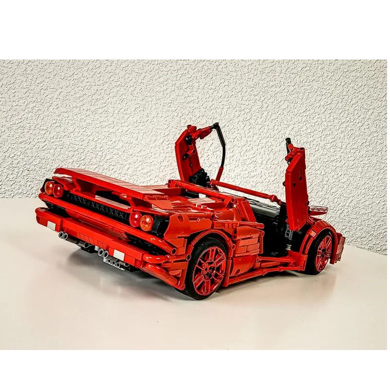 MOC-150430 rotes neues Diablo vt Roadster Antik Montage Näh block Modell • 2759 Teile Kinder Geburtstag Bausteine Spielzeug Geschenk