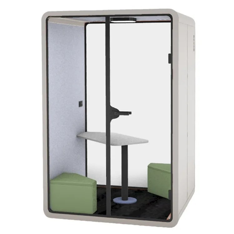 Mobile easy to disassemble and assemble silent cabin, telephone booth in office, simple household