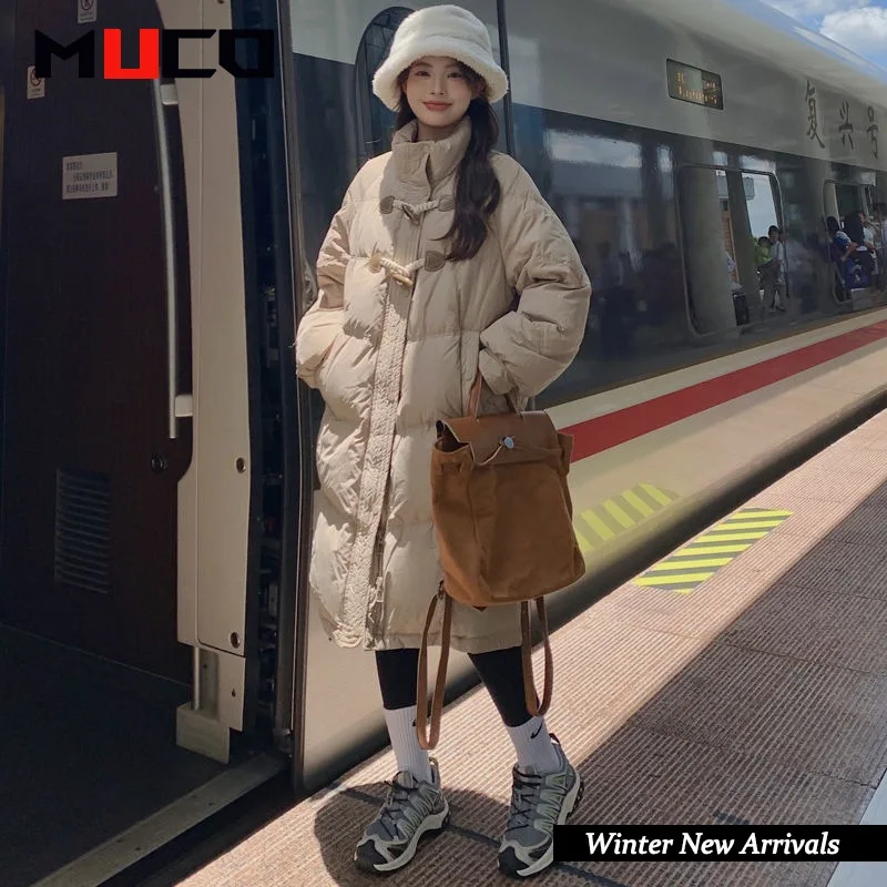 

New Cotton Jacket Down Cotton Jacket Women's Winter Coat Small Cotton Jacket Loose Thick Medium Length