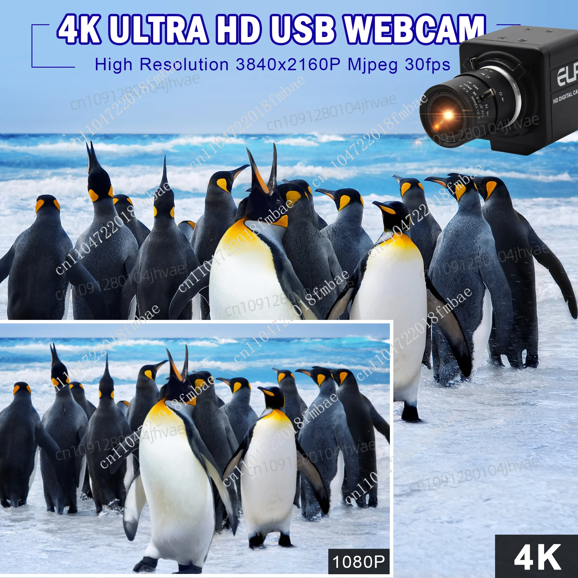 Webcam USB 4K 3840x2160 dengan - Webcam 4K ulasan dan harga
