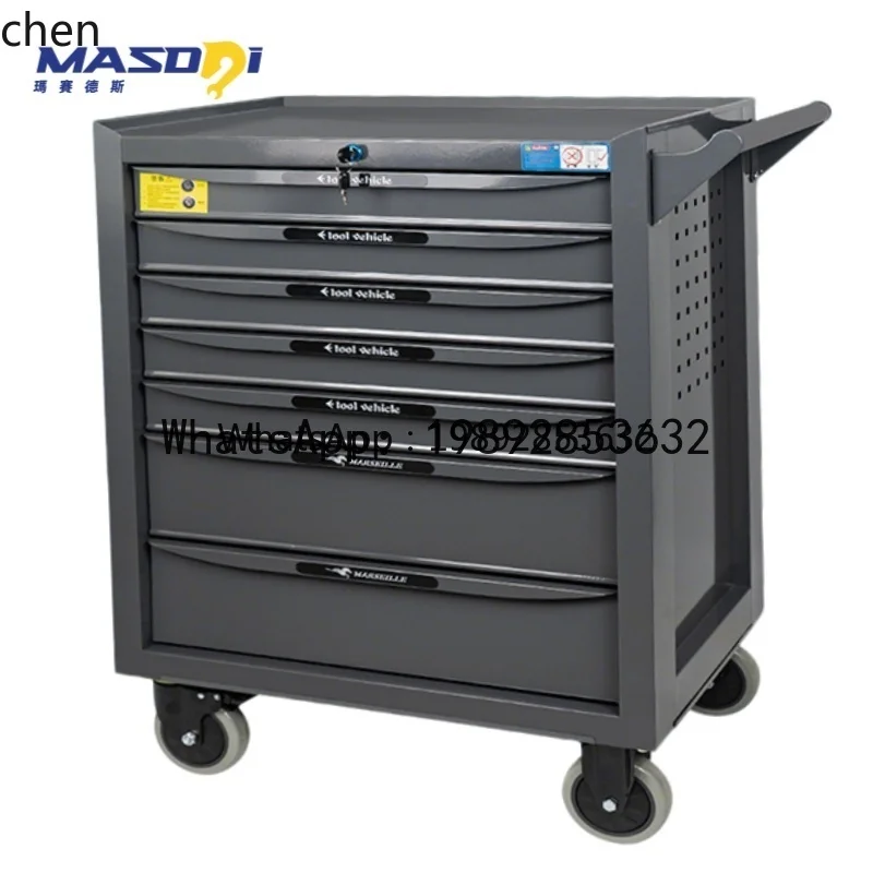 Workshop Mobile Tool Cart Auto Repair Multi-Functional Heavy-Duty Parts Hand Push Small Cart