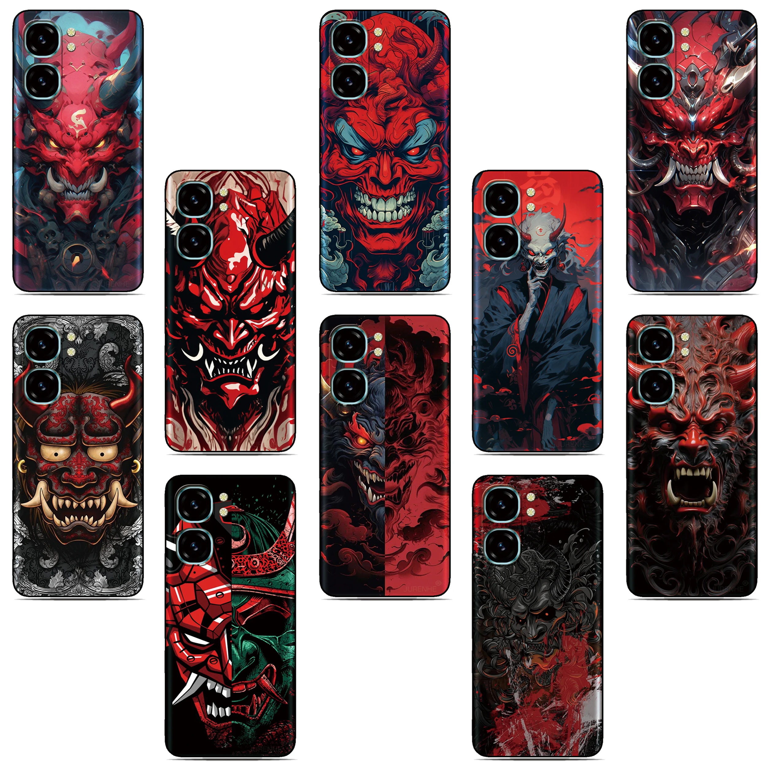 Samurai Mask Phone Case For Ulefone Note 20 19 18 Ultra 10 12 13 14 15 16 17 Pro 13P 12P 11P 10P Silicone Soft Back Cover