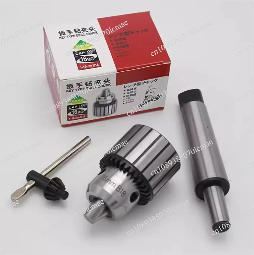 High Precision Wrench Drill Chuck, Lathe Taper Handle, 1-13 Connecting Rod, Drilling Machine Chuck, Table Drill 3-16 Taper Handl