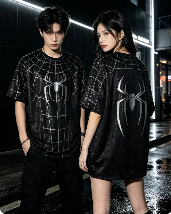 2026 New Superhero Spider-Man Compression Short-Sleeve Shirt – Unisex, Breathable Athletic Tee Cosplay Top Family Matching