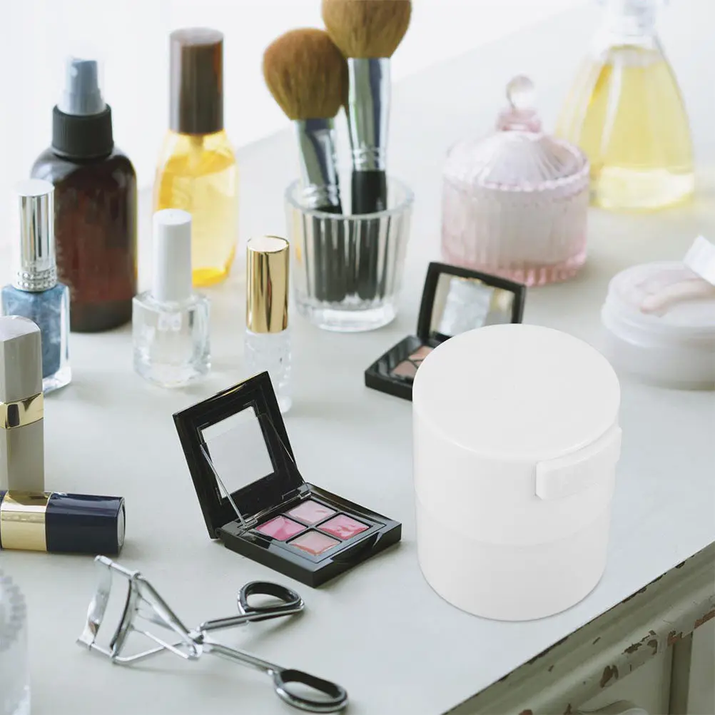 2Pcs Lash Shaker Style Eyelash Extension Storage Jar Vacuum Seal Container Prevents Drying Out Keeps Workspace Clean