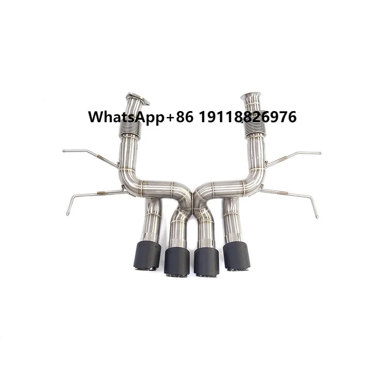 

ING Stainless Steel Exhaust System Performance Catback for Chevrolet Corvette C8 Z06 Without Valve Car Accessories