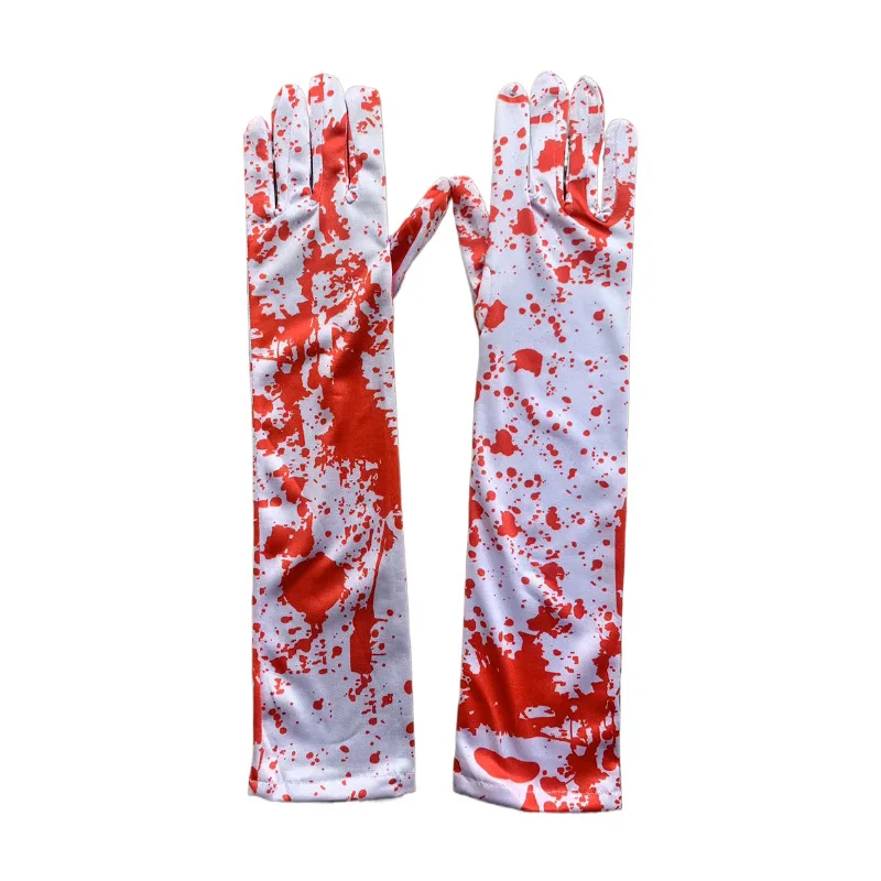 

Halloween Skeleton Skeleton Gloves Trick Dark Wind Convex Gloves Skeleton Ghost Festival Costume