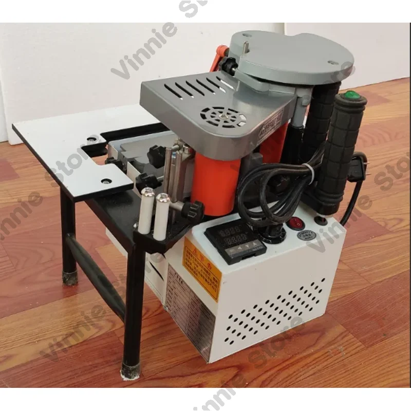 220V 1200W Manual Edge Banding Machine Double Side Gluing Portable Edge Bander Woodworking Edge Banding Machine 220V 1200W