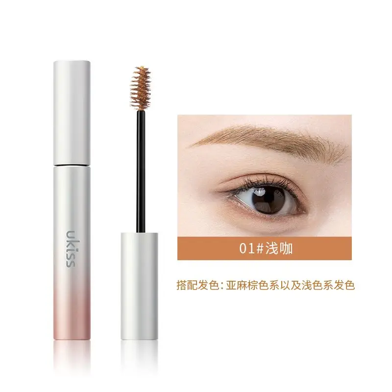 UKISS กันน้ํา Eyebrow Tinting Cream ยาวนานง่ายสี Eyebrow Tinting Cream สีแดงสีน้ําตาล Natural Shaping ดินสอเขียนคิ้ว