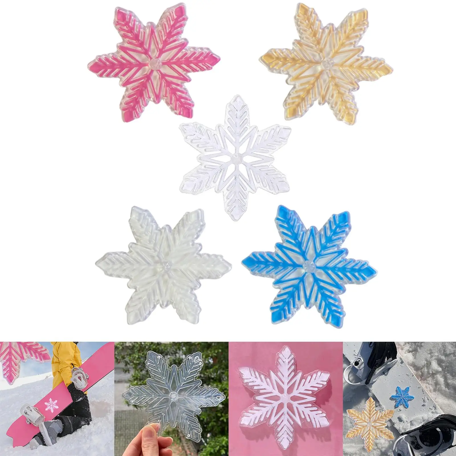 Snowboard Stomp Pad Winter Snow Board Grip Pad Mat Anti Slip Snowboard Grip Sticker for Women Men Outdoor Skiing view 4