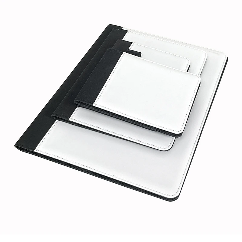 5pcs Sublimation DIY White Blank A4/A5/A6 Different Style Canvas Notebook Cover