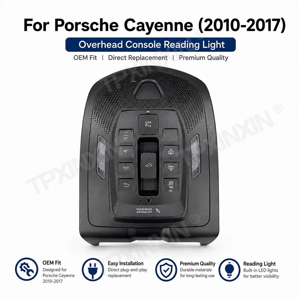 Car Reading Light For Porsche Cayenne 2010-2017 Atmosphere Light Auto Interior LED Display Car Entertainment Accessories