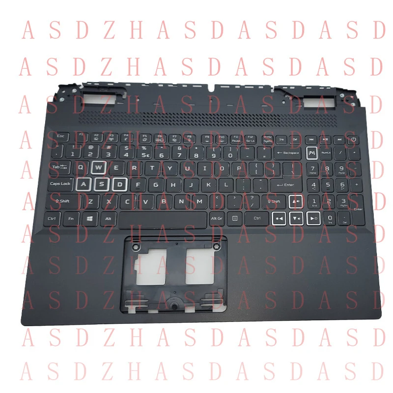 

Z New For Acer Nitro 5 AN515-58 Palmrest w/ Backlit Keyboard White 6B.QFMN2.001 US