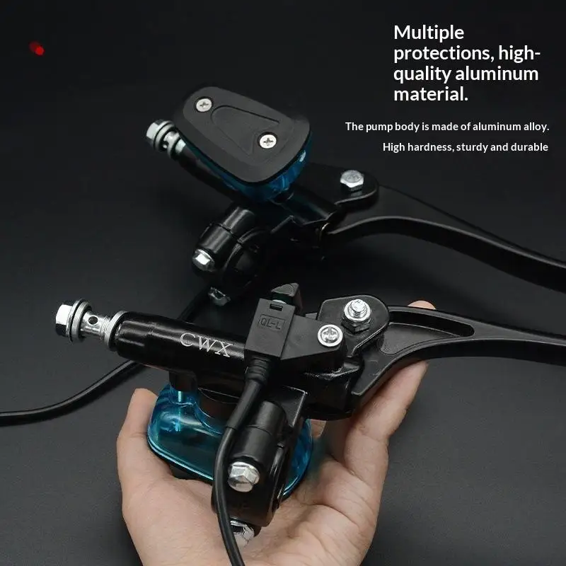 Motorcycle Hydraulic Clutch Brake Master Cylinder Lever Kit 12.7mm Piston Corrosion Resistant for Long Time Off-Road Riding