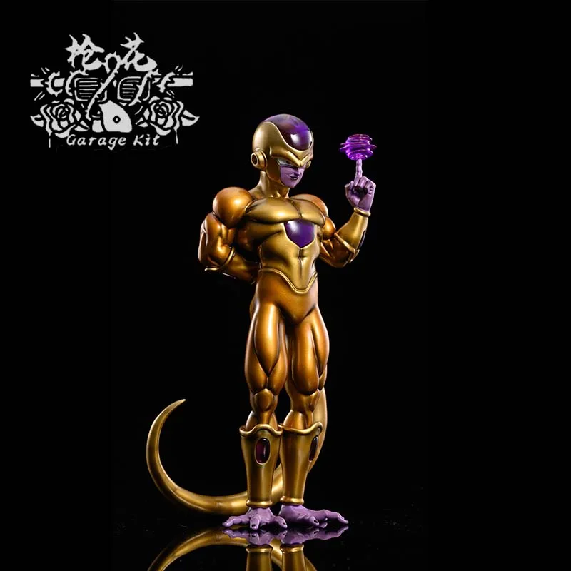 30Cm Gk Dragon Ball Z Anime Action Figure Silver Gold Frieza Limited Edition Doll Model Ornament Garage Kit Collection Toys Gift