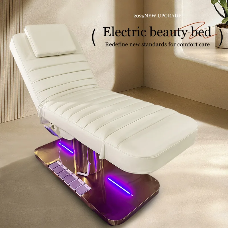 CX electric lifting solid wood, special constant temperature heating ear bed for beauty salons