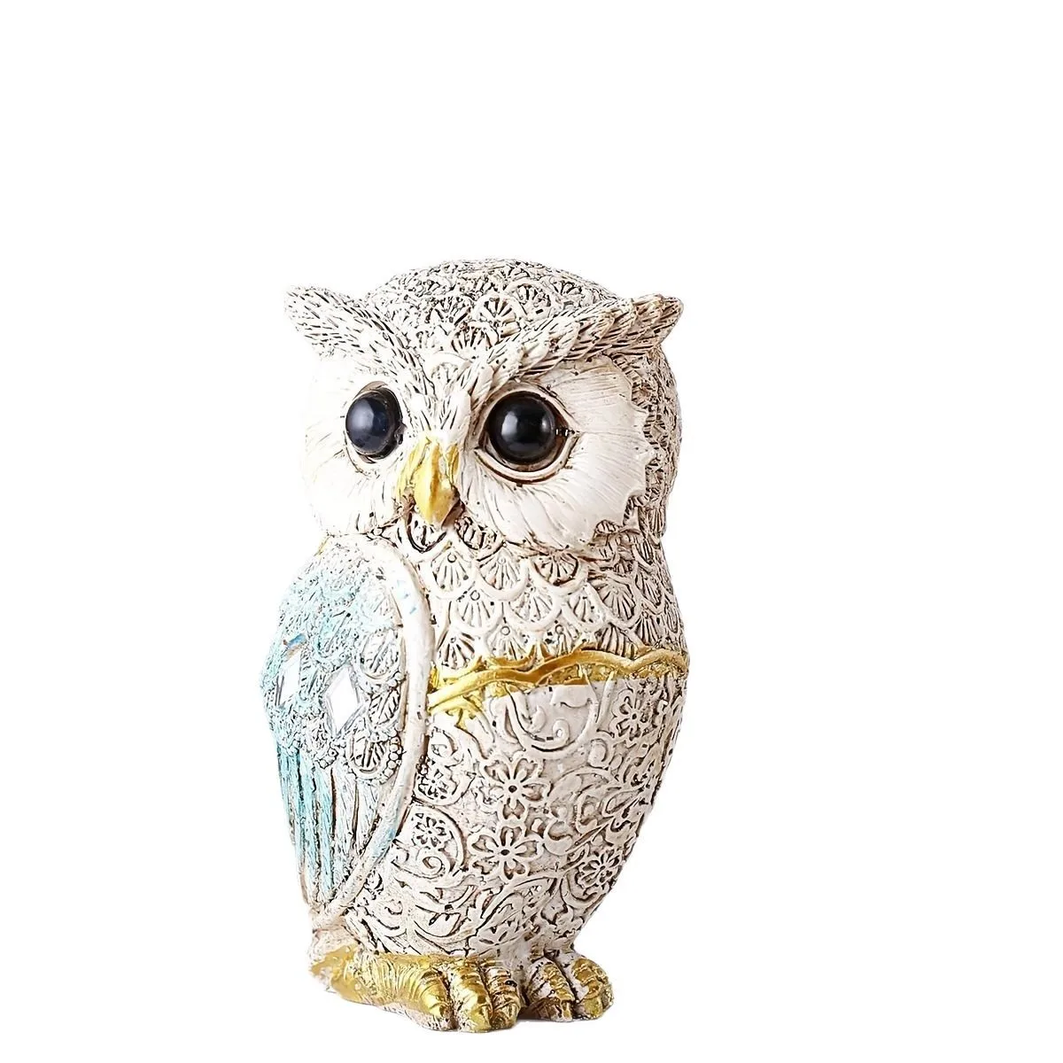 New Trendy Resin Owl Statue Vintage Home Decor Living Room TV Cabinet Desktop Animal Figurine Art Craft Ornament Gift view 5