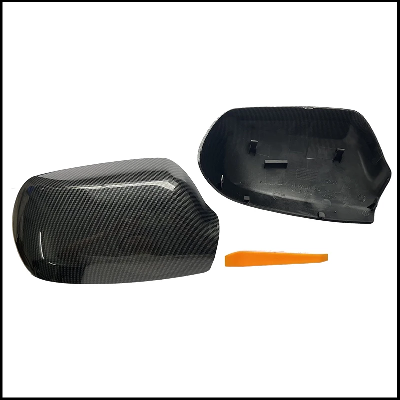 Car Accessories For Mazda 6 2003-2008 Door Side Wing Rearview Mirror Cover Shell Cap Housing Auto Parts Carbon Pattern Styling