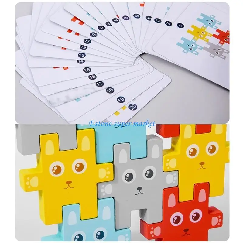 

090B Interactive Kids Toy Multifunctional for Creative Balance Blocks Children’s Gift