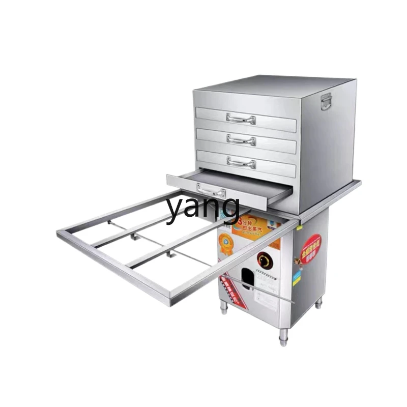 CX Commercial Guangdong Steamed Rice Powder Machine Breakfast Drawer Stall Steamer