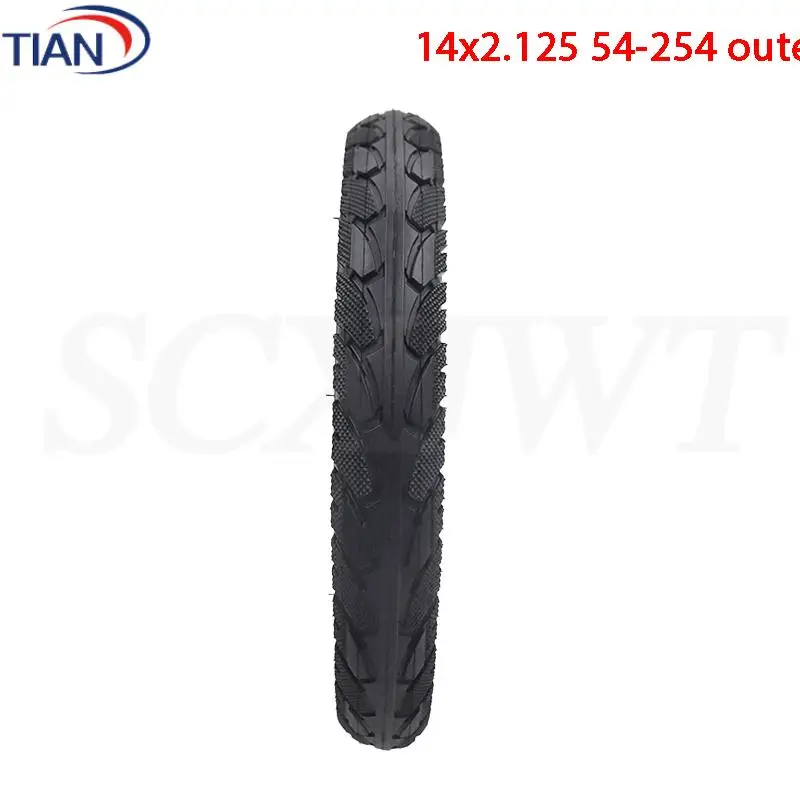 

14 Inch 57-254 Electric Bike Tire 14x2.125 for Child's Bicycle Replacement and Upgrade