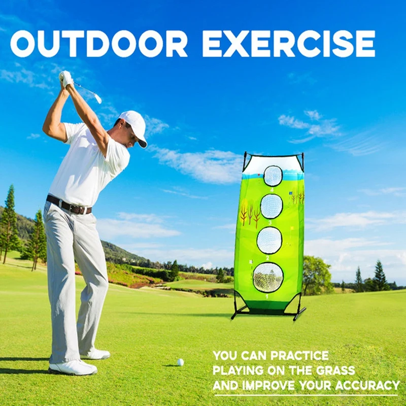 ゴルフトレーニング用の屋内と屋外のメッシュ練習用スポーツ用品1セット
