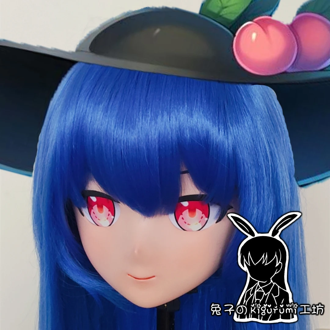 

(RB0719)Customize Full Head Resin Cartoon Cosplay Japanese Character Anime Role Play Crossdress Kigurumi Mask With Back Shell