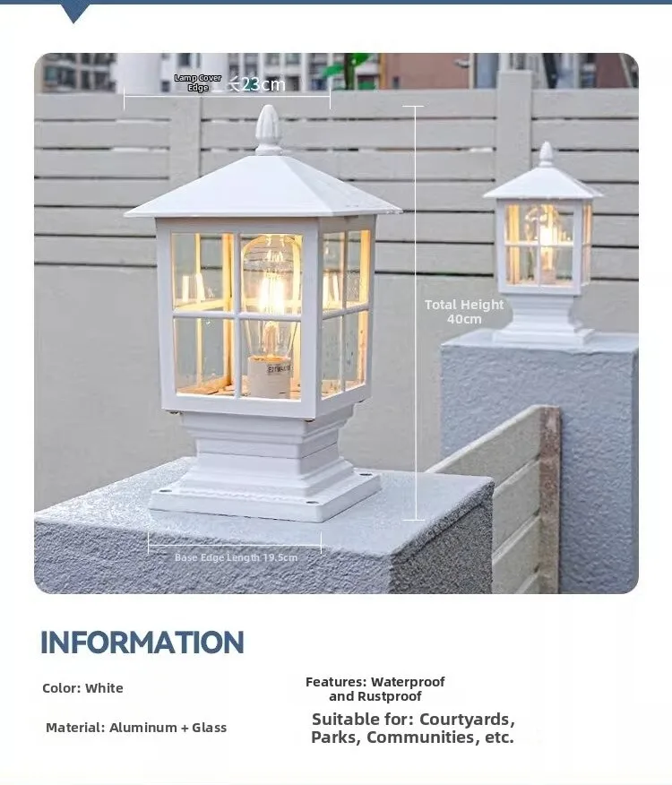 AQIMA | Solar Outdoor Column Light