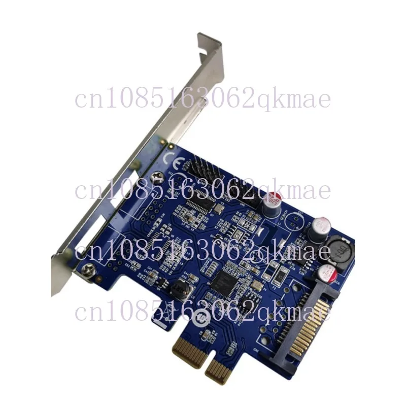 PCIe to 9-Pin USB2.0 Extended Card Motherboard 9-Pin Expansion Built-in 2 9pin Chassis Fan Hub