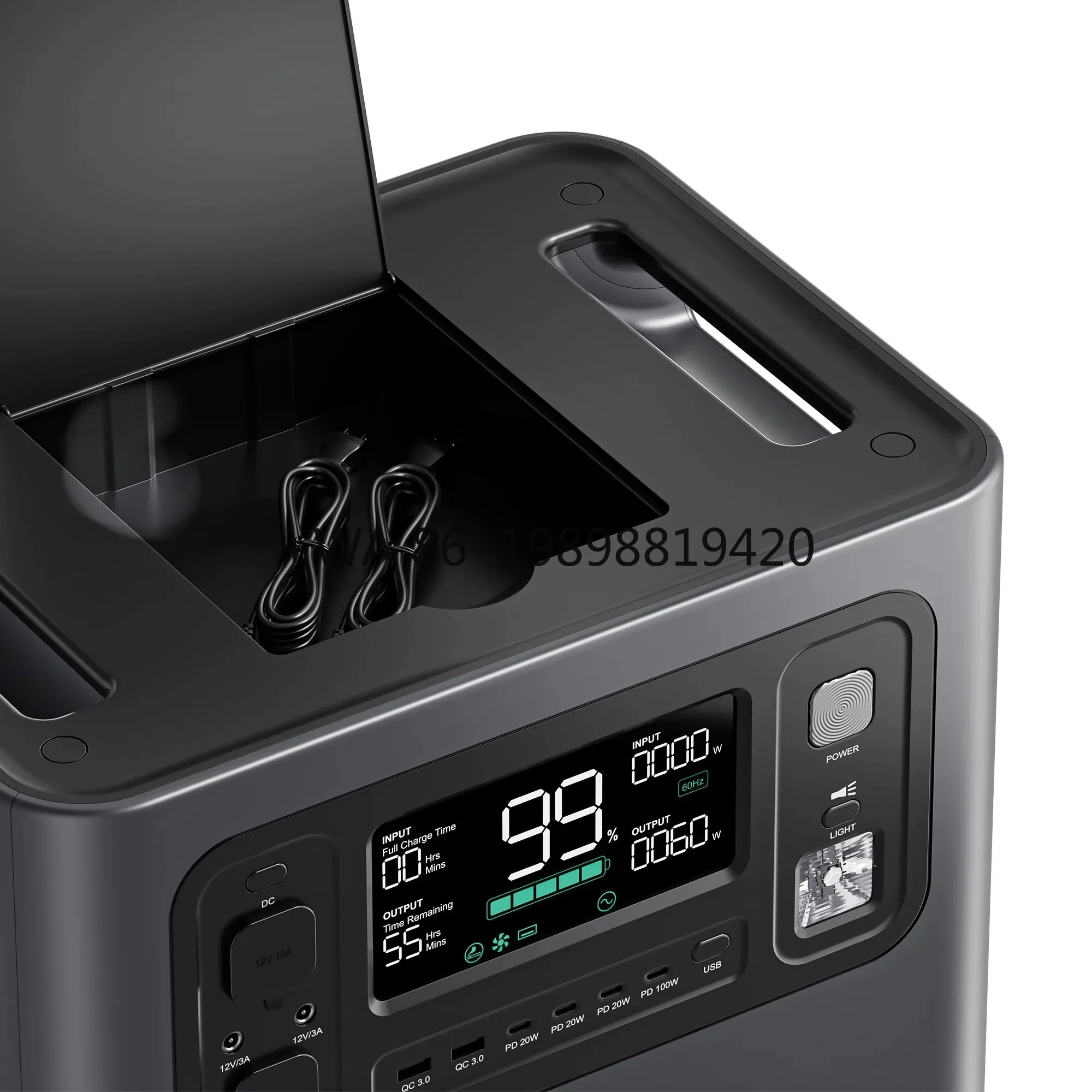 

Summer Hot Selling Customized Solar Portable Power Station 2400W with APP Portable Power Station